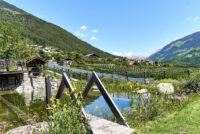 Naturteich Pension Braiter in Kuens bei Meran (Südtirol)