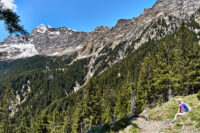 auf dem Weg von der Leiteralm zum Hochganghaus (Texelgruppe)