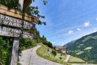 auf dem Waalweg zwischen Saltaus und Riffian (Südtirol)