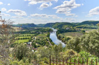 was für ein Ausblick: von Chateaux de Beynac auf die Dordogne