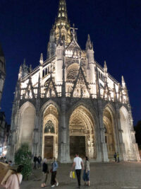 abendlicher Bummel durch die Altstadt von Rouen